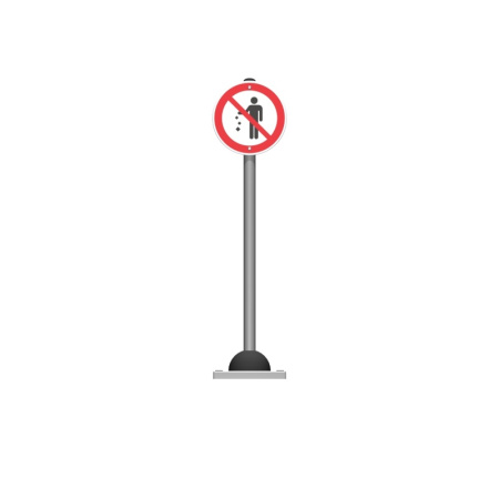 Дорожный знак "Запрещается мусорить" Romana 057.96.00-01
