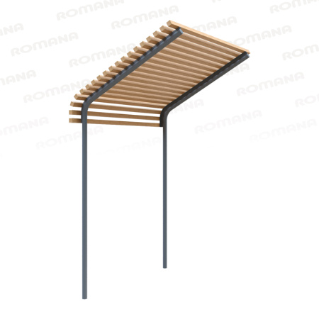 Навес брус сосны