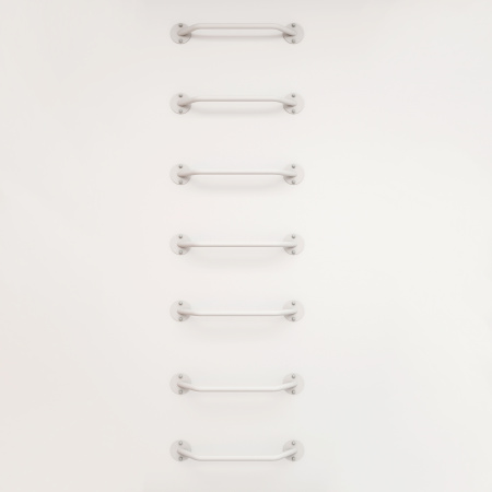 Перекладина универсальная, комплект из 7 шт. (серый пластик)