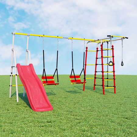 Детский спортивный комплекс для дачи ROMANA Богатырь Плюс 2