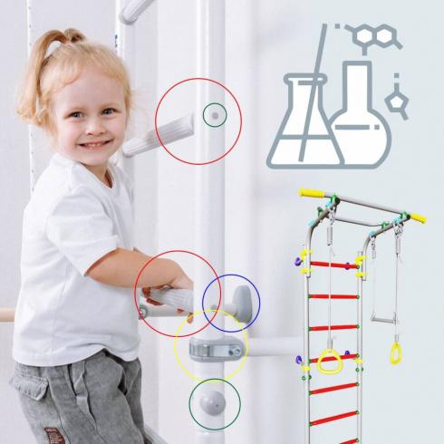 Установка шведских стенок в Ростове-на-Дону фото от компании ВИНКО. Интернет-магазин➥i-fun.ru