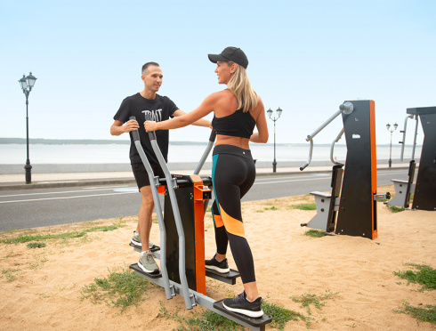 Уличные тренажеры. Как правильно заниматься в Ростове-на-Дону фото от компании ВИНКО. Интернет-магазин➥i-fun.ru