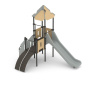 Игровой комплекс Романа 101.05.09 (бежевый/серый) (бетонирование)