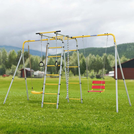 Детский спортивный комплекс для Дачи Romana Лесная поляна-3-PRO (Комплект №10)