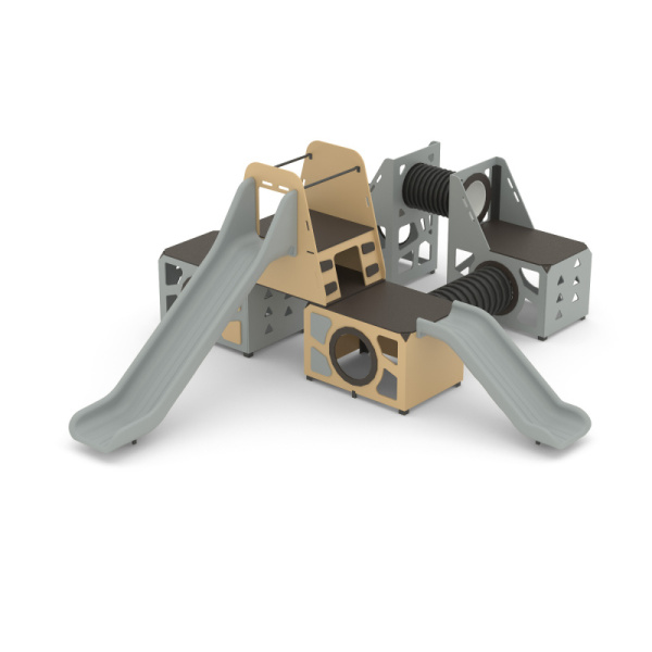 Игровой модуль Романа 115.13.00 (бежевый/серый) (бетонирование)