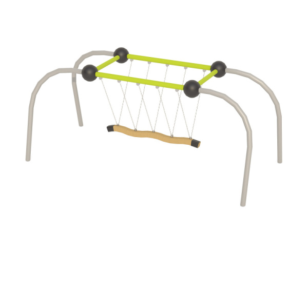 Качели с канатом 2700 (зеленый/серый/черный) (бетонирование)