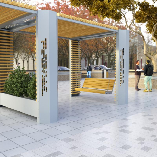 Навес "Акварель" Тип 1