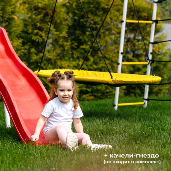 Детский спортивный комплекс для дачи ROMANA Богатырь Плюс 2 в Ростове-на-Дону ВИНКО