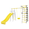 Детский спортивный комплекс для дачи ROMANA Богатырь MAX (Цвет серый/желтый | Качели Детские)