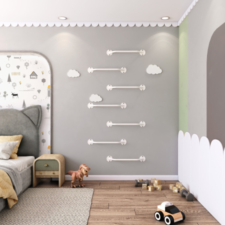 Перекладина универсальная, комплект из 7 шт. (серый пластик)