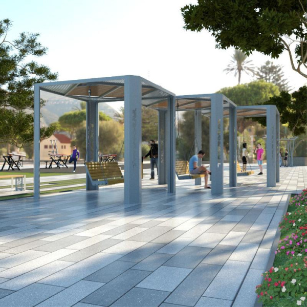 Навес "Акварель" Тип 2