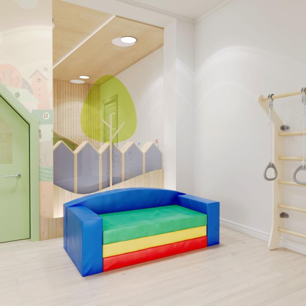 Мягкая мебель для детского сада Romana "Сборные элементы"