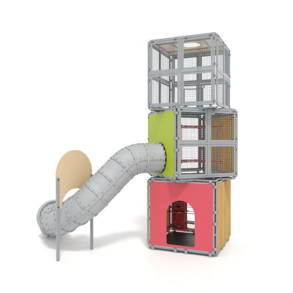 Комплекс игровой детский 127.02.00 (цвет 1) (бетонирование)