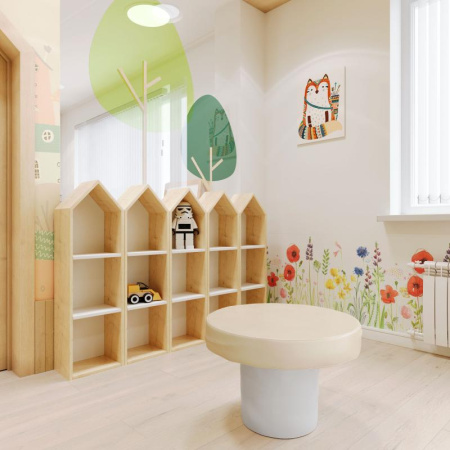 Столик круглый детский Romana