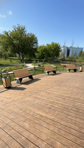 Скамья "Парус" без подлокотников 20