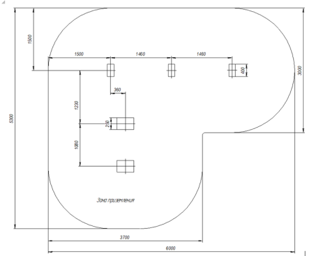 Забор с наклонной доской Романа 206.07.02