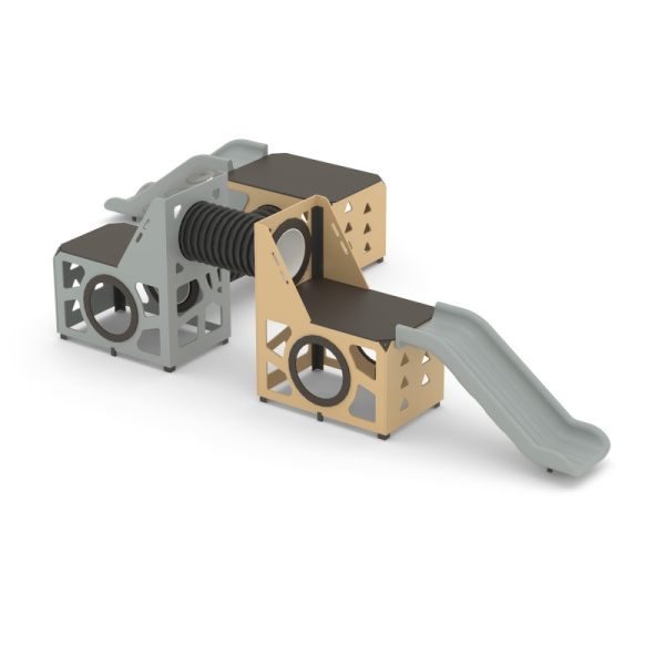 Игровой модуль Романа 115.27.00 (бежевый/серый) (бетонирование)