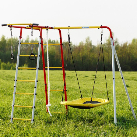 Детский спортивный комплекс для дачи ROMANA Лесная поляна - 3 NEW в #REGION_NAME_DECLINE_PP# ВИНКО