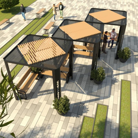 Навес Тип 2 "Акварель"