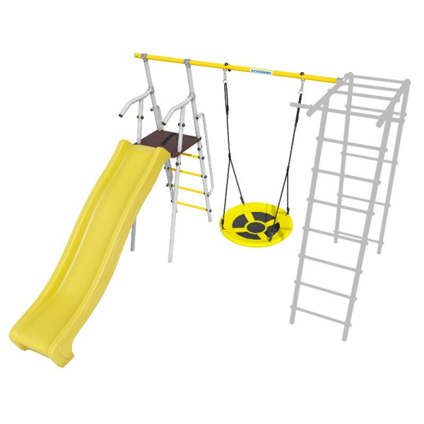 Дополнительный комплект с горкой 1200 мм к дачному комплексу ROMANA