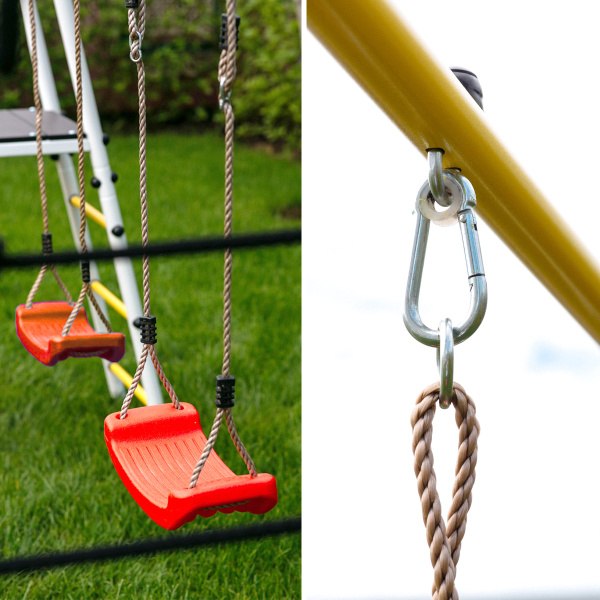 Детский спортивный комплекс для дачи ROMANA Богатырь Плюс 2 в Ростове-на-Дону ВИНКО