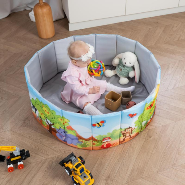 Игрушка Детский сухой бассейн TM Romana Мир приключений Сафари складной