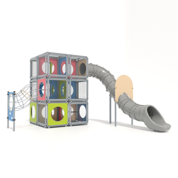 Комплекс игровой детский 127.06.00 (цвет 1) (бетонирование)