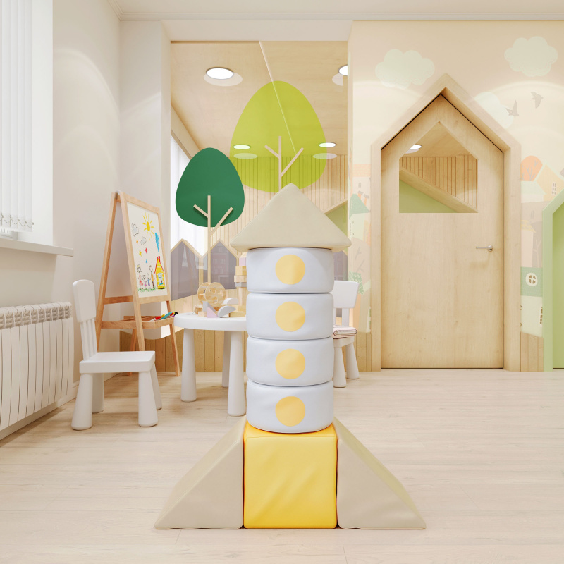 Мягкий игровой комплекс Romana «Ракета» в Ростове-на-Дону ВИНКО